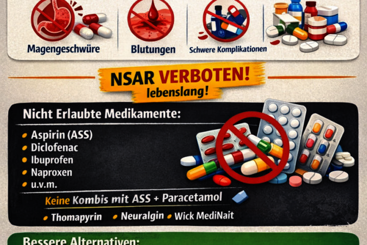 Verbotene und ungeeignete Medikamente