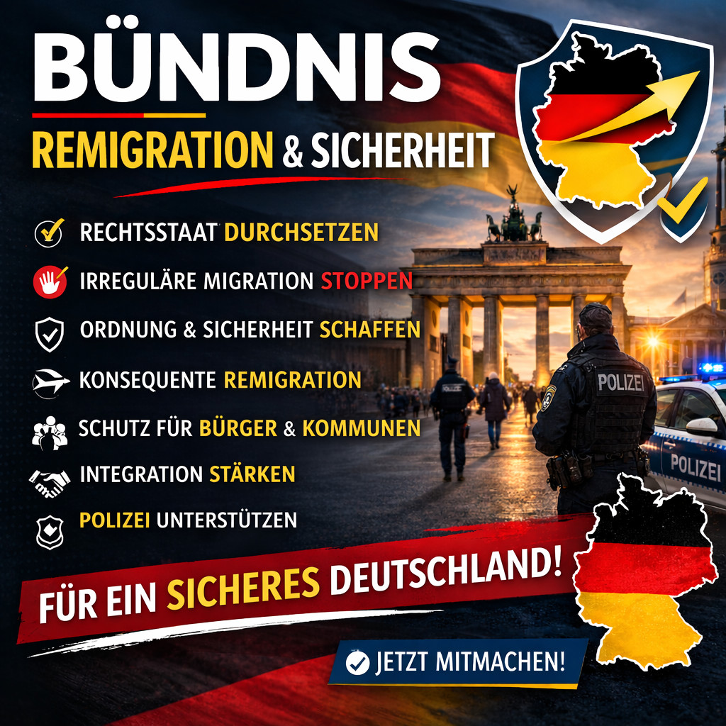 Für Sicherheit, Ordnung und Verantwortung.